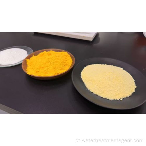 Insolúveis baixos de PAC de alta pureza para purificação de água